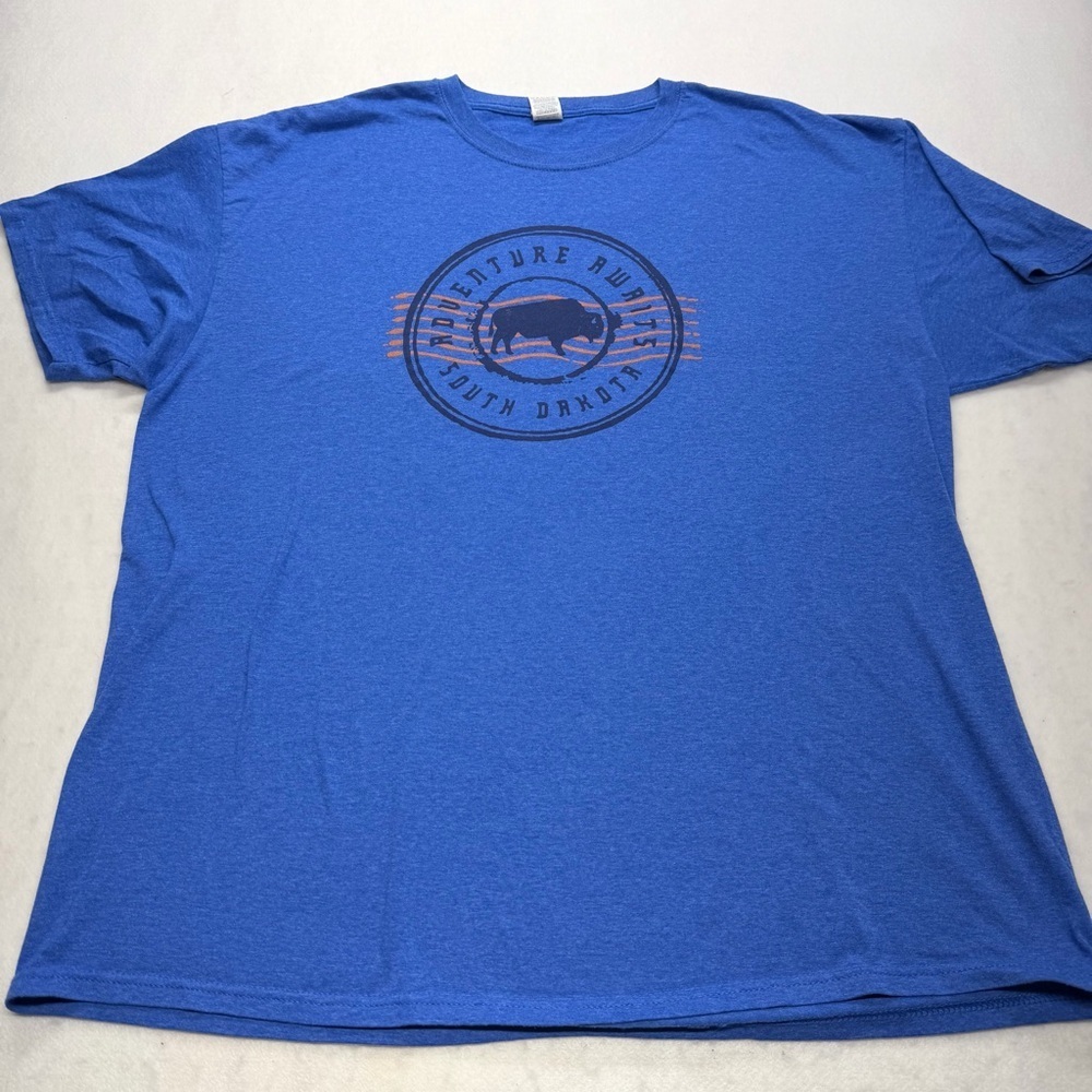 Adventure Awaits South Dakota Blue T-Shirt Men’s Size XL